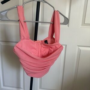 Pink Crop Top